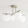 Lampa podsufitowa 4x10 W biała-beżowa K6043 Kaja Raya zdj.1