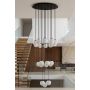 Lampa wisząca x15 W biała-czarna KP34 Kaja zdj.3