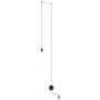 Lampa wisząca 1x2.5 W czarna MSE1501100474 Moosee Flusso zdj.1