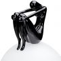 Lampa stojąca 1x40 W biała-czarna MSE1501100432 Moosee Uomo zdj.3