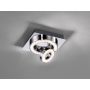 Lampa podsufitowa 2x3.1 W chrom 1452017 Leuchten Direkt Tim zdj.3