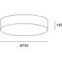 Plafon 154924BYM1 Leds C4 Bol zdj.2