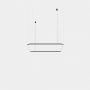 Lampa wisząca 1x199 W czarna QS4V00W9AZOS05 Leds C4 Geometric Square Surface zdj.1