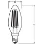 Żarówka LED 1x6 W 2700 K e14 4058075434981 Osram Retrofit Classic B zdj.2