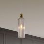 Lampa wisząca 1x40 W złota-bursztynowa LP9391PAMBER Light Prestige Piega zdj.4
