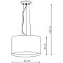 Lampa wisząca LP0214PBK Light Prestige Milk zdj.2