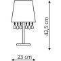 Lampa stołowa LP50051TSCZARNA Light Prestige Mona zdj.2