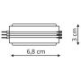 Element łączący szyny czarny LP564MAG Light Prestige Magnetic zdj.2