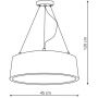 Lampa wisząca LP6221PWH Light Prestige Malaga zdj.2