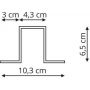 Zestaw do zawieszenia szynowego czarny LPE020MAGRKIT Light Prestige Magnetic zdj.2