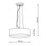 Lampa wisząca LP0431PBK Light Prestige Hudson zdj.2