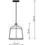 Lampa wisząca LP1231PSWH Light Prestige Dritto zdj.2