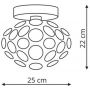 Lampa podsufitowa LP170601C Light Prestige Ferrara zdj.2