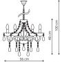 Lampa wisząca LP29405P Light Prestige Cristallo zdj.2