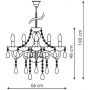 Lampa wisząca LP29408P Light Prestige Cristallo zdj.2