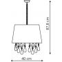 Lampa wisząca 3x40 W chrom LP50053PBK Light Prestige Mona zdj.2