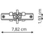 Łącznik czarny LP5514BK Light Prestige System 3F zdj.2