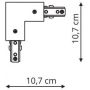 Łącznik biały LP5523FLWH Light Prestige System 3F zdj.2