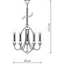 Lampa wisząca LP67045P Light Prestige Canaria zdj.2