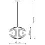 Lampa wisząca LP7981PS3BK Light Prestige Treviso zdj.2