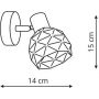 Kinkiet 1x40 W biały LP80691WSWH Light Prestige Reus zdj.2