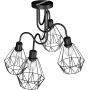 Lampa podsufitowa 4x60 W czarna 0310 Luminex Bergen zdj.3