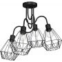 Lampa podsufitowa 4x60 W czarna 0310 Luminex Bergen zdj.1