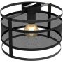 Lampa podsufitowa 1x60 W czarna 1120 Luminex Rim zdj.3