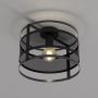 Lampa podsufitowa 1x60 W czarna 1120 Luminex Rim zdj.5