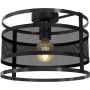 Lampa podsufitowa 1x60 W czarna 1120 Luminex Rim zdj.1