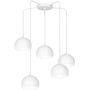 Lampa wisząca 5x15 W biała 1213 Luminex Sool zdj.1