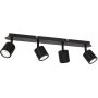 Lampa podsufitowa 4x8 W czarna 1432 Luminex Demia zdj.1