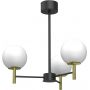 Lampa wisząca 3x15 W biała-czarna 1653 Luminex Awinion zdj.1