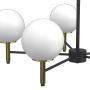Lampa wisząca 6x15 W biała-czarna 1654 Luminex Awinion zdj.3