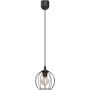Lampa wisząca 1x15 W czarna 204 Luminex Laps zdj.1