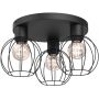Lampa podsufitowa 3x15 W czarna 220 Luminex Laps zdj.1