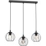 Lampa wisząca 3x15 W czarna 222 Luminex Laps zdj.1
