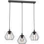 Lampa wisząca 1x15 W czarna 223 Luminex Leti zdj.1