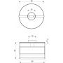 Lampa podsufitowa 1x60 W czarna 3902 Luminex Rim zdj.2