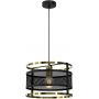 Lampa wisząca 1x60 W czarna 3903 Luminex Rim zdj.1