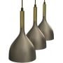 Lampa wisząca 3x60 W złota-tytan 4003 Luminex Noak zdj.3