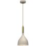 Lampa wisząca 1x60 W złota-beżowa 4005 Luminex Noak zdj.1