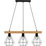 Lampa wisząca 3x60 W czarna 4103 Luminex Vastra zdj.1