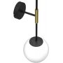 Kinkiet 2x15 W biały-czarny 4272 Luminex Glame zdj.3