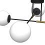Lampa podsufitowa 4x15 W biała-czarna 4273 Luminex Glame zdj.3