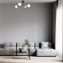 Lampa podsufitowa 4x15 W biała-czarna 4273 Luminex Glame zdj.5
