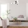 Lampa podsufitowa 6x15 W biała-czarna 4274 Luminex Glame zdj.5