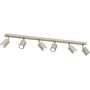 Lampa podsufitowa 6x8 W beżowa 4599 Luminex Striper zdj.1