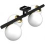 Lampa podsufitowa 4x15 W czarna 4629 Luminex Idris zdj.1