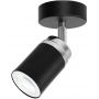 Lampa podsufitowa 1x8 W czarna 5145 Luminex Reno zdj.1